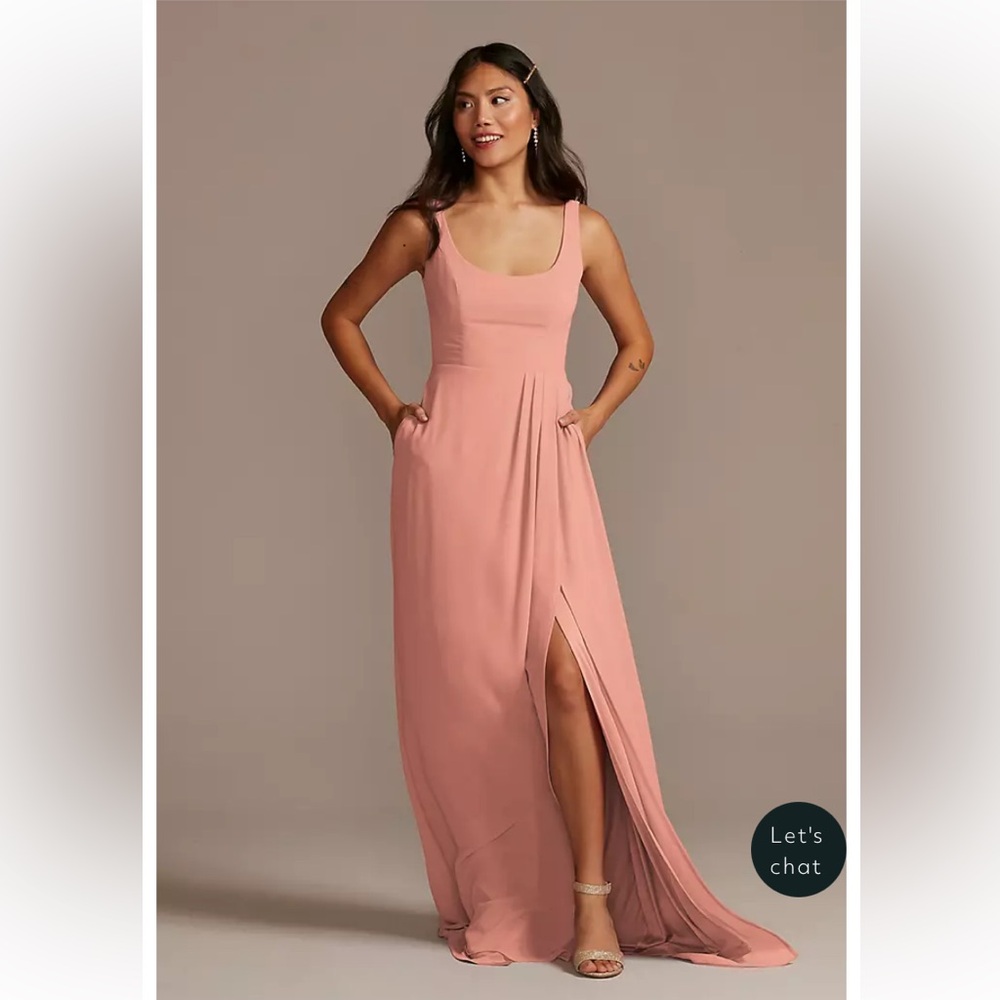 David's Bridal NEW Scoop Maxi Dress